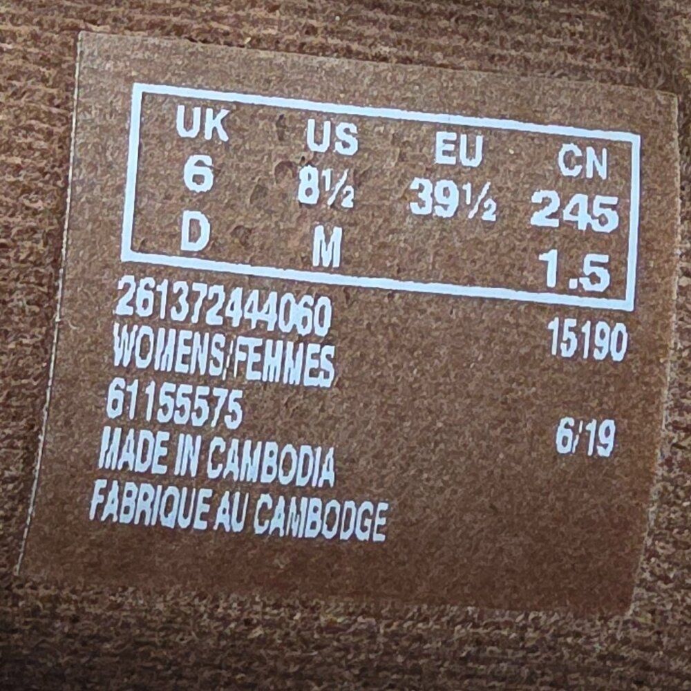 NWOT Clarks Verona Trish Brown Leather Boots Size 8.5 - Picture 11 of 14